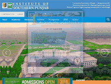 Tablet Screenshot of isp.edu.pk