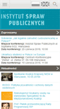 Mobile Screenshot of isp.org.pl