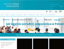 Tablet Screenshot of isp.org.pl